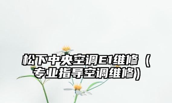 松下中央空调闪故障的解决方法（掌握这些技巧）